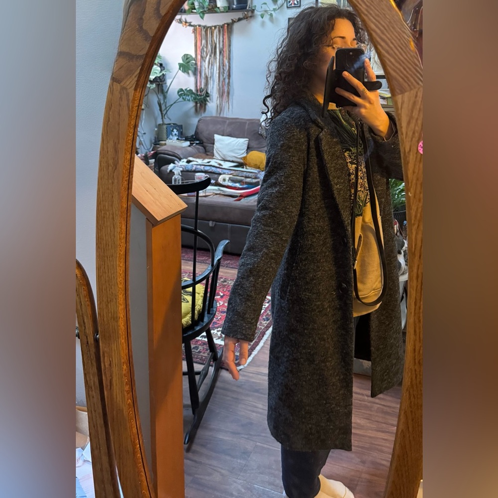 Dynamite Gray Pea Coat - Picture 5 of 5